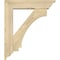 Ekena Millwork Imperial Traditional Rough Sawn Bracket w/ Offset Brace, Douglas Fir, 6"W x 24"D x 28"H BKT0604X24X28IMP01RDF - alternate 2